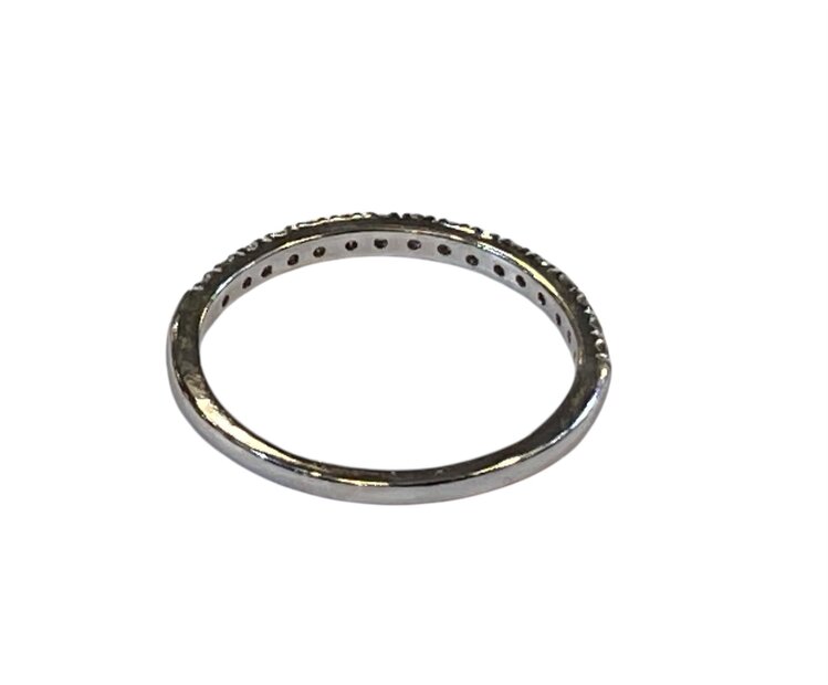 (X)10KW .17CTW DIAMOND I1/I QUALITY WHITE GOLD WEDDING BAND