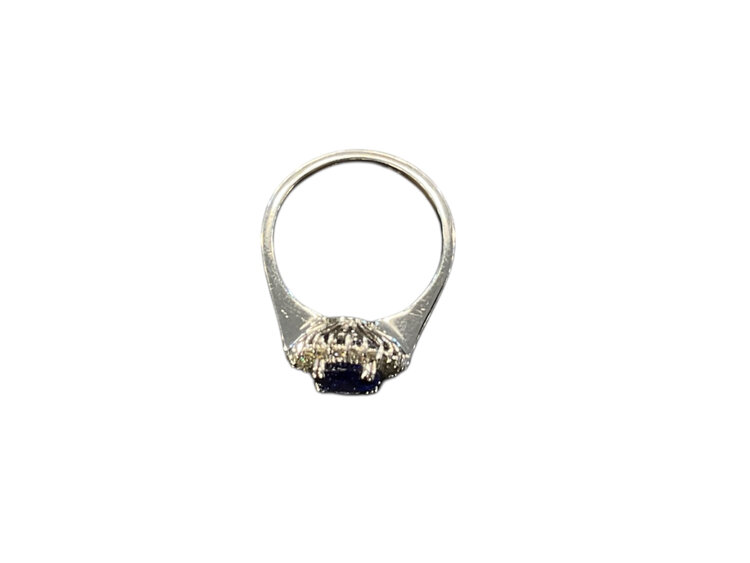 RYAN GEMS INC (Y)14K 1.70 TANZ 0.28 DIA, TANZANITE AND DIAMOND RING