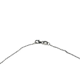 Roman + Jules (Y)14K 0.30 EM 0.10 DIA, EMERALD AND DIAMOND PENDANT ON WHITE GOLD CHAIN