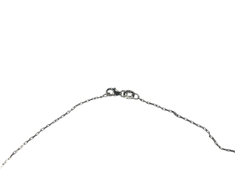 Roman + Jules (Y)14K 0.30 EM 0.10 DIA, EMERALD AND DIAMOND PENDANT ON WHITE GOLD CHAIN