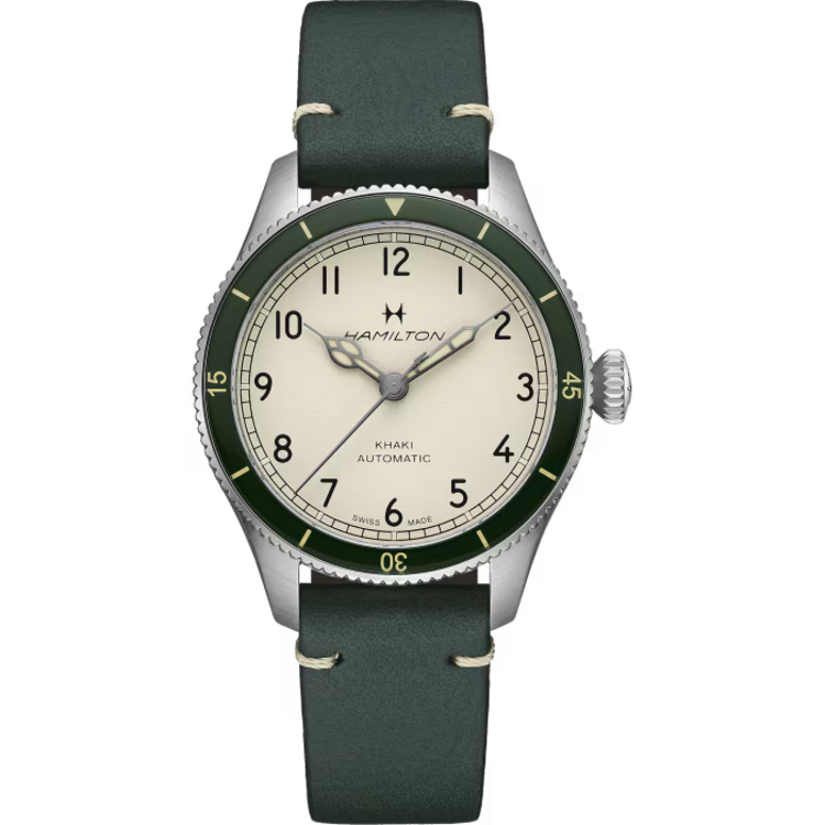 HAMILTON HAMILTON H76255810 KHAKI AVIATION PILOT PIONEER AUTOMATIC 38MM SAPPHIRE CRYSTAL