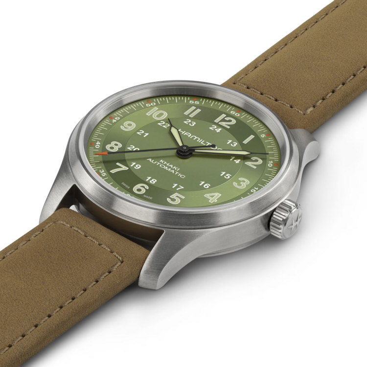 HAMILTON HAMILTON H70545560 KHAKI FIELD TITANIUM AUTOMATIC 42MM SAPPHIRE CRYSTAL