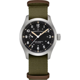 HAMILTON HAMILTON H69509930 KHAKI FIELD MECHANICAL POWER RESERVE 40MM SAPPHIRE CRYSTAL