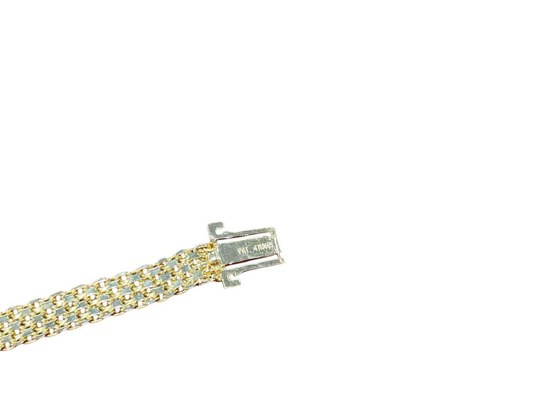 (X)14K 7.3G YELLOW GOLD BRACELET