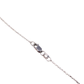 (Y)14K 0.30CTW DIA, DIAMOND DOUBLE HEART PENDANT ON WHITE GOLD CHAIN