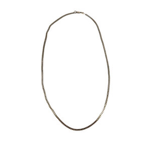 (Z)925 3.4MM 24” 18.3G STERLING SILVER CURB LINK CHAIN