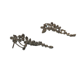 (Z)14K 1.25CTW DIAMOND, NATURAL DANGLE LEVER BACK EARRINGS