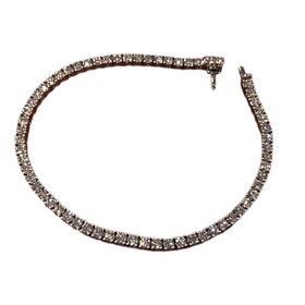 (Y)14K LAB 4.00 CT IGI CERTIFIED, LAB GROWN E-F/VS DIAMOND TENNIS BRACELET IGI 52J929752410