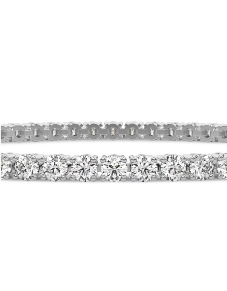(Y)PLAT LG 3.00TDW E-F/VS  72 LAB GROWN DIAMOND TENNIS PLATINUM BRACELET