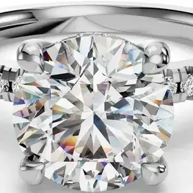 DS DESIGN INC. Z)14K 2.07LAB .51M VS1 E , WHITE GOLD HIDDEN HALO LAB GROWN DIAMOND BRIDAL RING, ROUND CUT CENTER, IGI CERTIFIED #LG706542631