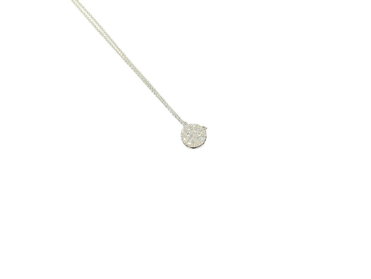 HJ NAMDAR (Y)14KW .27CT ROUND DIAMOND PENDANT