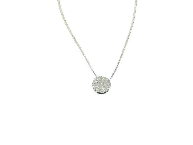 HJ NAMDAR (Y)14KW .27CT ROUND DIAMOND PENDANT