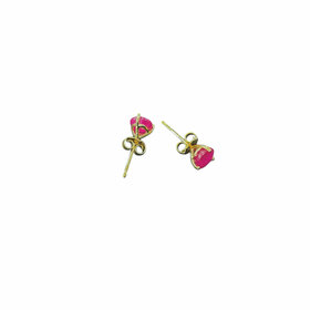 RYAN GEMS INC (Y)14KY 1.40CT RUBY MARTINI STUD EARRINGS