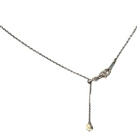 PRIMA NY (R)14KW 1.62CT GAR MARQUISE CUT CHECKERBOARD CUT BEZEL SET SOLITAIRE WHITE GOLD PENDANT