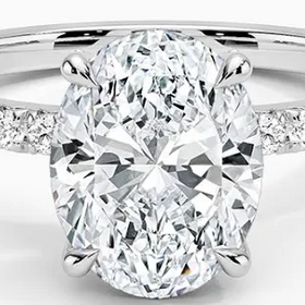 DS DESIGN INC. Z 14K 2.03LD .55MT D VS1, WHITE GOLD HIDDEN HAL LAB GROWN DIAMOND BRIDAL RING, IGIO CERTIFIED # LG 756514616