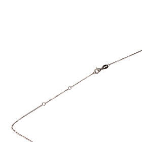 GLOBAL LIQUIDATORS (Y)925 0.85CT MOISSANITE EMERALD CUT BEZEL SET ON SILVER CABLE CHAIN 18” LONG