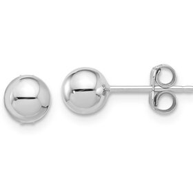 (Y)925 4MM BALL STUD STERLING SILVER STUD EARRINGS