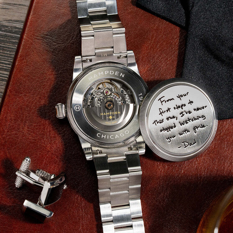 HAMPDEN WATCH HAMPDEN WATCH, MODEL 1: SULLIVAN PARCHMENT, SWISS AUTOMATIC, SAPPHIRE CRYSTAL