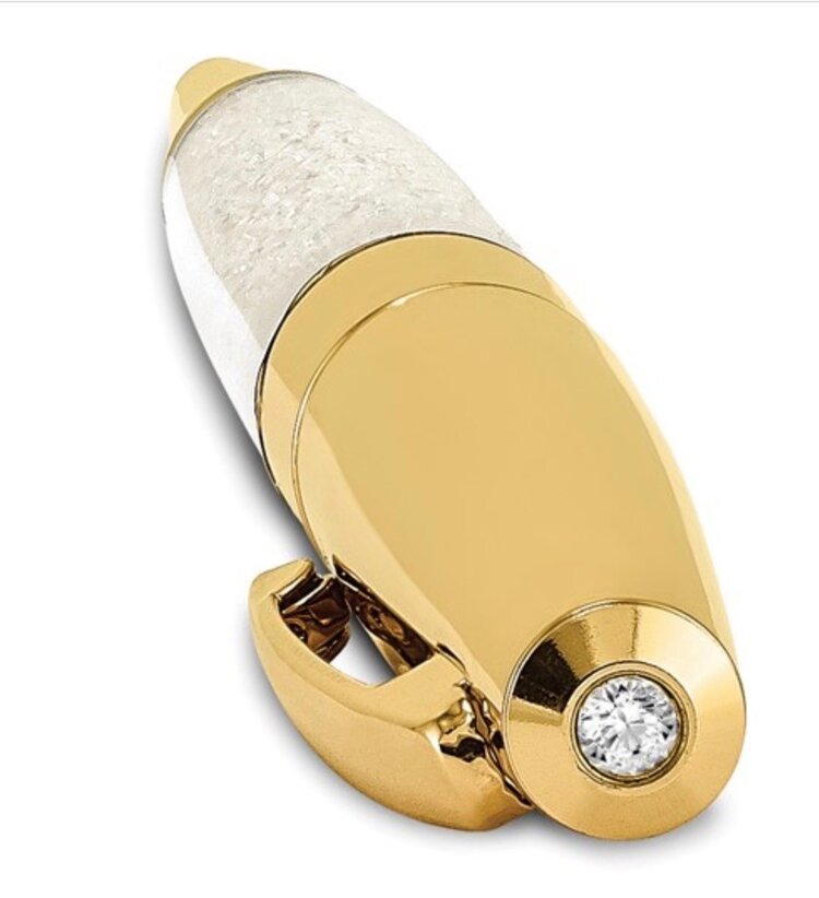 (Y)YELLOW BALLPOINT  MULTI CRYSTAL CHAMBER PEN