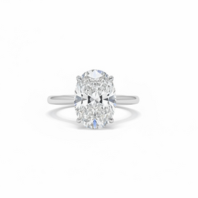 DS DESIGN INC. (Y)14KW 3.02CT D/VS1 OVAL LAB DIAMOND ENGAGEMENT RING IGI CERTIFIED#770609851
