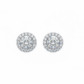 HJ NAMDAR (R)14KW 0.40 DIA PUSH BACK DIAMOND EARRINGS