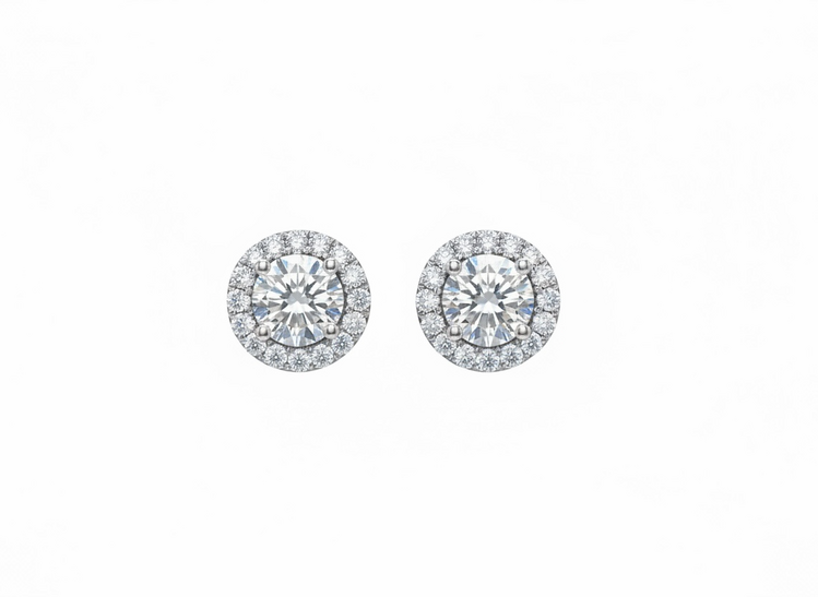 HJ NAMDAR (R)14KW 0.40 DIA PUSH BACK DIAMOND EARRINGS