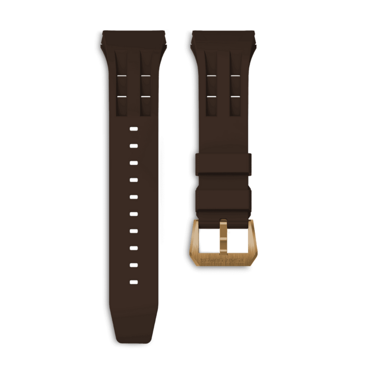 TSAR BOMBA ATOMIC STRAP, FLUORORUBBER WATCH STRAP WUTH REGULAR CLASP