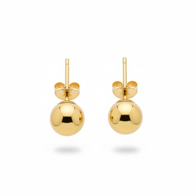 (Y)14KY 6MM SOLID GOLD BALL STUDS
