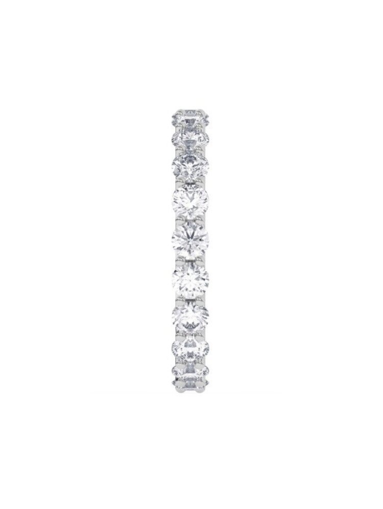 (Y)LG 14KW 1.80CTW DIA ROUND CUT ETERNITY BAND U SHARED PRONG WHITE GOLD