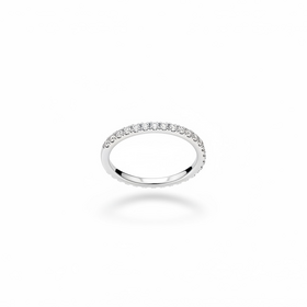 DS DESIGN INC. (Y)14KW 0.5 LG DIA 3/4TH DIAMOND CIRCLED BAND
