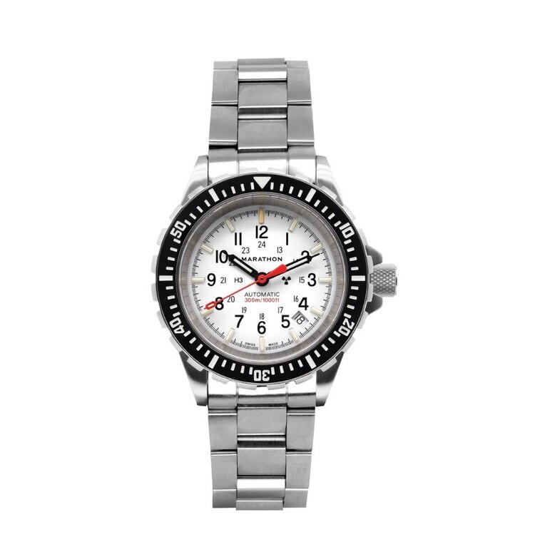 MARATHON (M)MARATHON WATCH, WW194006SS-0514 Commonly known as the Government Search and Rescue (GSAR). The GSAR is the most storied and venerable of our SAR Class of watches. It is highly sought after from both warfighters and collectors alike. 41MM, SWISS