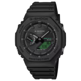 G-SHOCK G-SHOCK GAB2100BEG-1 , Bring in a cool, modern look with the sharp, stylish contrast of electro green against timeless black.