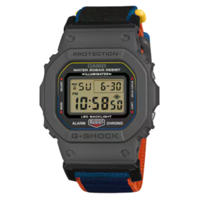G-SHOCK G-SHOCK DW5600MNC8A2 , More than just style, the cloth band delivers an outstandingly comfortable fit, thanks to polyester that stretches up to 2.7 times.