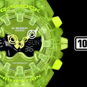 G-SHOCK G-SHOCK GAV01SKE-3A , Indulge your love of G-SHOCK toughness and your appreciation of distinctive design! Check out a whole new GA-V01 reinterpretation of construction and translucent design inspired by tech products from the Y2K era.
