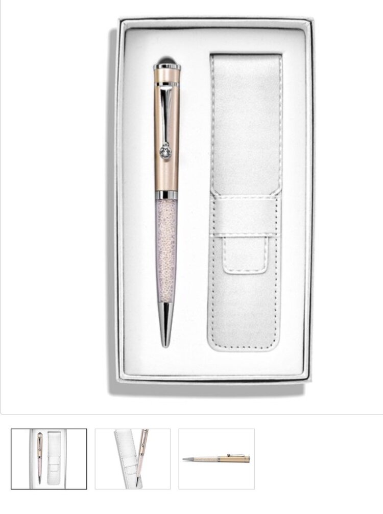 (Y) BALLPOINT PEN WITH MATCHING POUCH