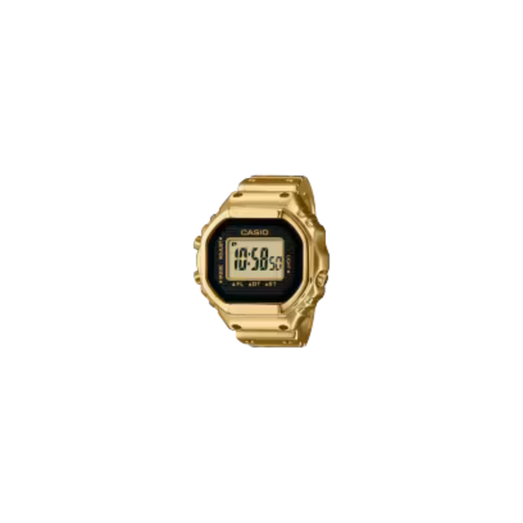 CASIO CASIO RING WATCH CRW001G-9 , The CRW001G-9 ring watch is elegant, timeless, and practical. Complimentary hues of black and gold belie everyday features such as a stopwatch, flash alarm, and dual time.
