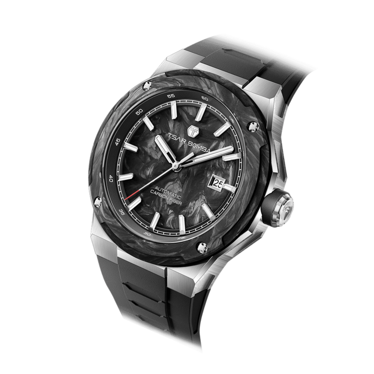 TSAR BOMBA Electron-Carbon-X II Carbon Fiber, TSAR BOMBA WATCH,  AUTOMATIC, SAPPHIRE