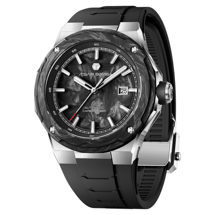 TSAR BOMBA Electron-Carbon-X II Carbon Fiber, TSAR BOMBA WATCH,  AUTOMATIC, SAPPHIRE