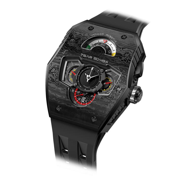 TSAR BOMBA Parallax Ceramic/Carbon Fiber, AUTOMATIC, SAPPHIRE CRYSTAL