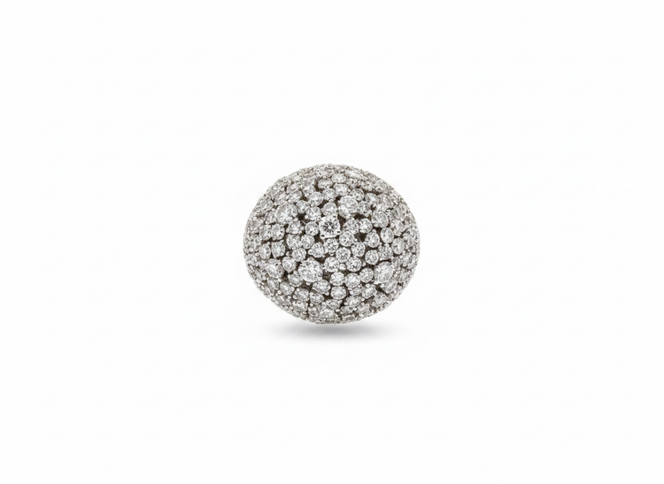 RYAN GEMS INC (X)14KW 5.86DIA CLUSTER DOME RING