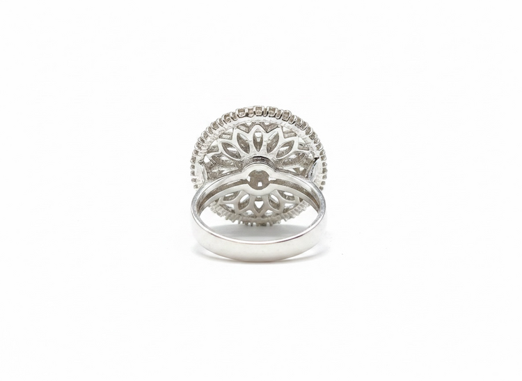 RYAN GEMS INC (X)14KW 5.86DIA CLUSTER DOME RING