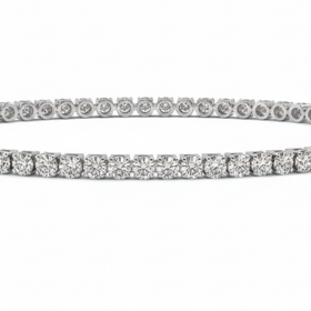 RYAN GEMS INC (Y)14KW 1.60DIA DIAMOND TENNIS BRACELET IN 14K WHITE GOLD