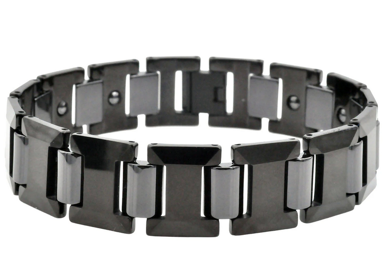 BLACKJACK (Y)BJ TUNG “I” LINK STYLE MEN’S BRACELET