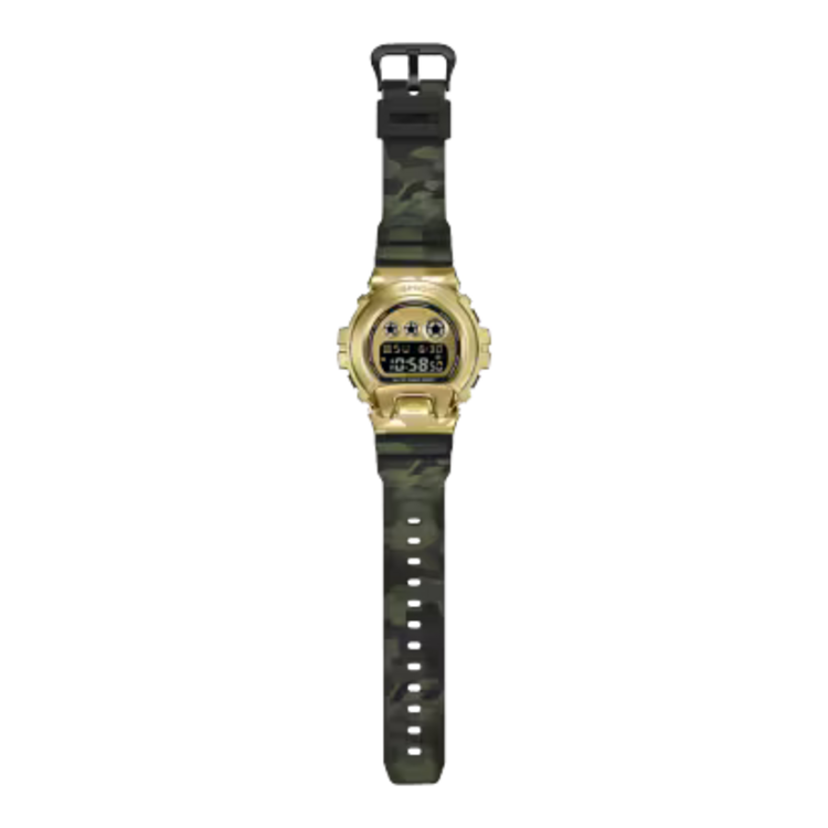G-SHOCK G-SHOCK GM6900CMG-3 , Case size (L× W× H) icon-question for Case size (L× W× H) 53.9 × 49.7 × 18.6 mm Weight 96 g Case and bezel material Resin / Stainless steel Band Resin Band Construction Shock Resistant Water resistance 200-meter water resistance