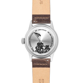PRAESIDUS VOLC SAND IWO JIMA 80TH ANNIVERSARY OF IWO JIMA BATTLE MAP WATCH BROWN AND CREAM