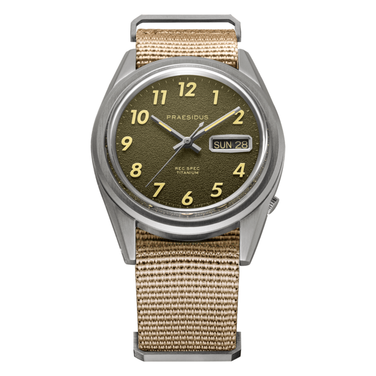 PRAESIDUS REC SPEC TITNIUM 1960’S VIETNAM TRIBUTE PRAESIDUS WATCH