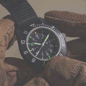 MARATHON (M)MARATHON 41MM NAV, TRITIUM, PILOT'S,  QUARTZ, TYPE II, The Marathon Pilot’s Navigator was developed in partnership with Kelly Air Force Base in 1986