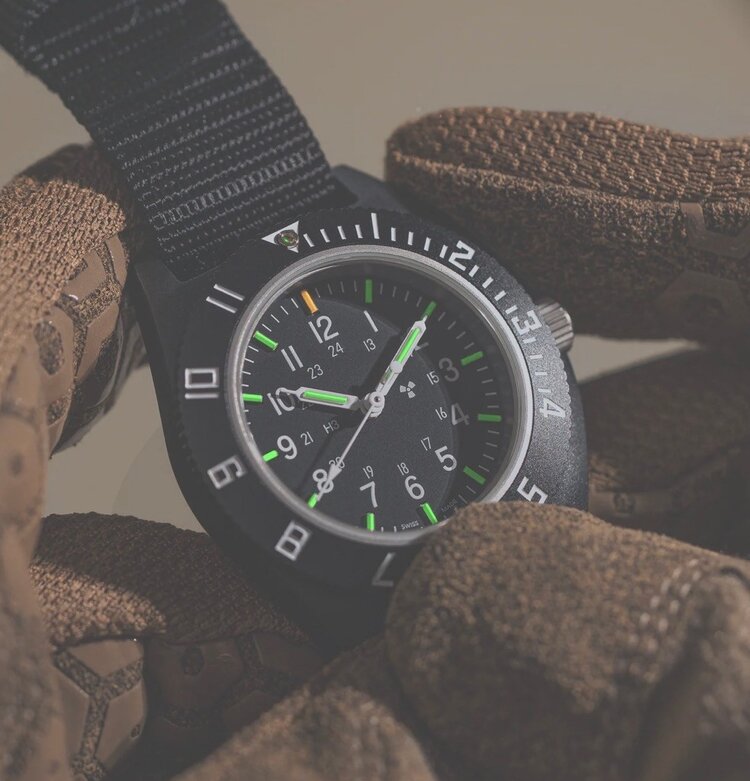 MARATHON (M)MARATHON 41MM NAV, TRITIUM, PILOT'S,  QUARTZ, TYPE II, The Marathon Pilot’s Navigator was developed in partnership with Kelly Air Force Base in 1986