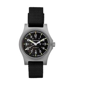 MARATHON MARATHON 36MM SSGPM STANDARD-ISSUE, TRITIUM OFFICER'S MECHANICAL, TYPE II,  Commonly known as the Officer’s Field Watch Mechanical (OFM) or Stainless Steel General Purpose Mechanical (GPM-SS).