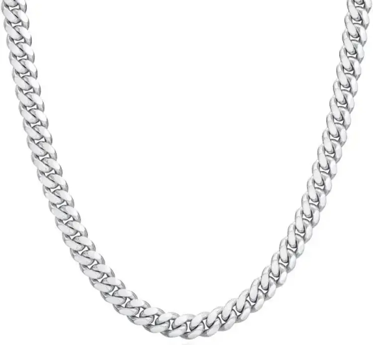 BLACKJACK (X) 925 CUBAN 121G 10MM, 121.00 GRAM MENS CUBAN CHAIN  22 INCHES, 10MM